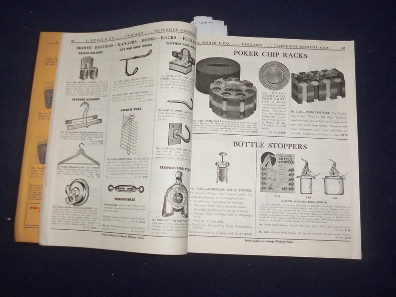 1940-1941 L. GOULD & CO. CATALOG - CHICAGO, ILLINOIS - SINCE 1860 - J 9340