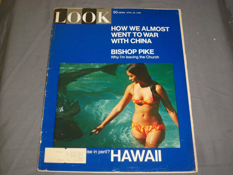 1969 APRIL 29 LOOK MAGAZINE - HOW WE ALMOST WENT TO WAR WITH CHINA - LK 39