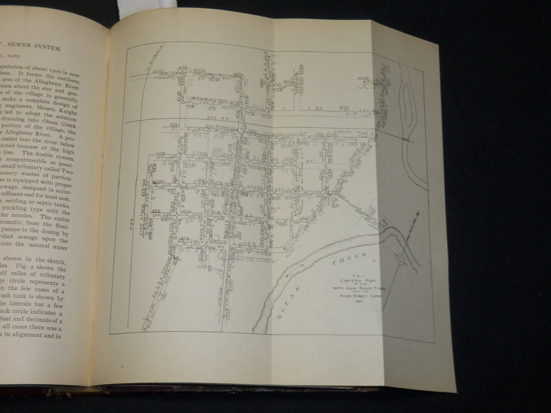 1908-1909 CORNELL CIVIL ENGINEER MAGAZINE BOUND VOLUME - KD 2756T