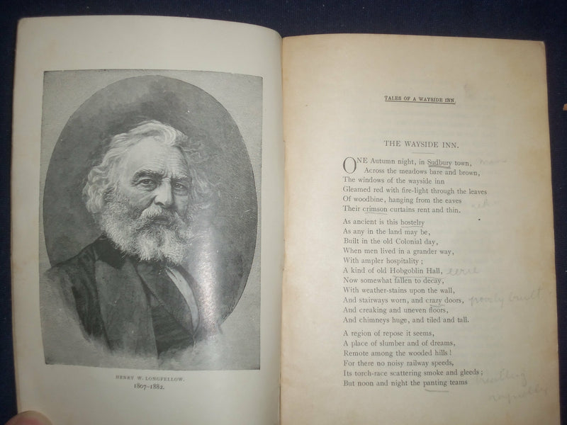 1900'S TALES OF A WAYSIDE INN - H. W. LONGFELLOW - EXCELSIOR CLASSICS - J 6451