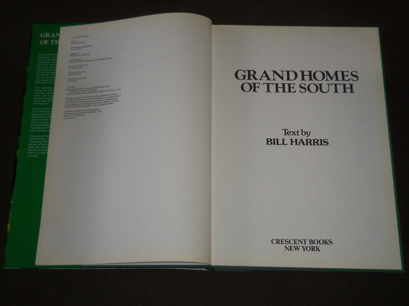 Grand Homes of the South by Bill Harris (1988, Hardcover) - I 441