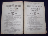 1909-1911 THE NINETEENTH CENTURY & AFTER PERIODICAL LOT OF 5 - NICE ADS - O 2912