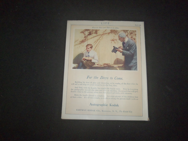 1919 MAY 15 LIFE MAGAZINE - VETERANS' NUMBER - THE VETERAN - L 769C