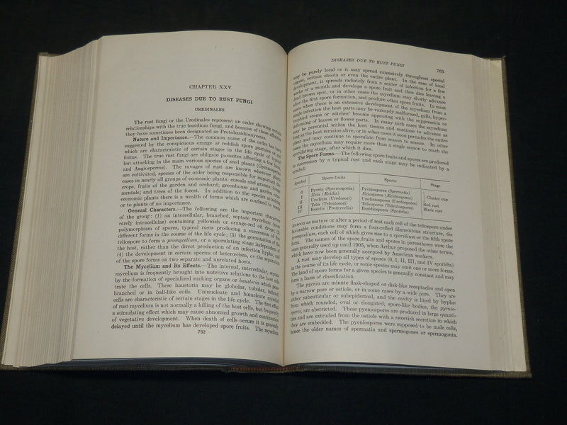 1933 MANUAL OF PLANT DISEASES BOOK BY FREDERICK DEFOREST HEALD - KD 5940