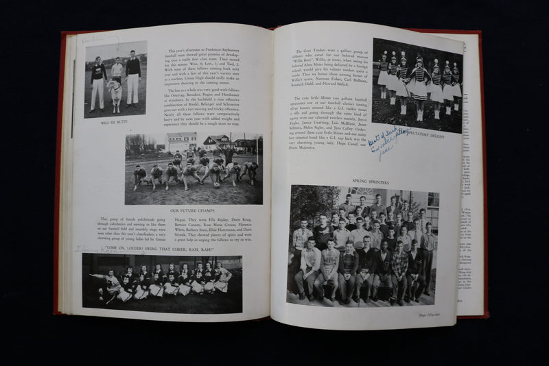 1946 BOOSTER UNION HIGH SCHOOL YEARBOOK - UNION, NEW JERSEY - YB 3452