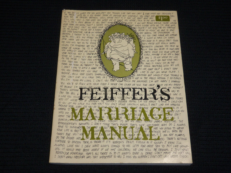 1967 FEIFFER'S MARRIAGE MANUAL SOFTCOVER BOOK BY JULES FEIFFER - J 6961