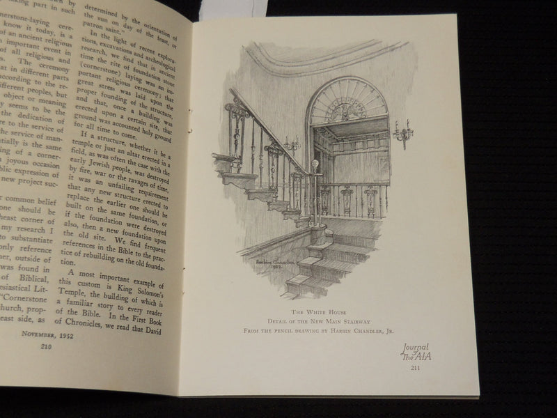 1952 NOVEMBER AMERICAN INSTITUTE OF ARCHITECTS JOURNAL - GEORGE CUMMINGS - K 653