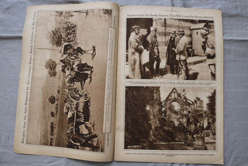 1918 AUG 8 MID-WEEK PICTORIAL MAGAZINE SECTION - AMERICAN FIGHTING MEN - NP 9235
