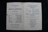 1949 BLACK CHIFFON PROGRAM - WESTMINSTER THEATRE - FLORA ROBSON - K 1845