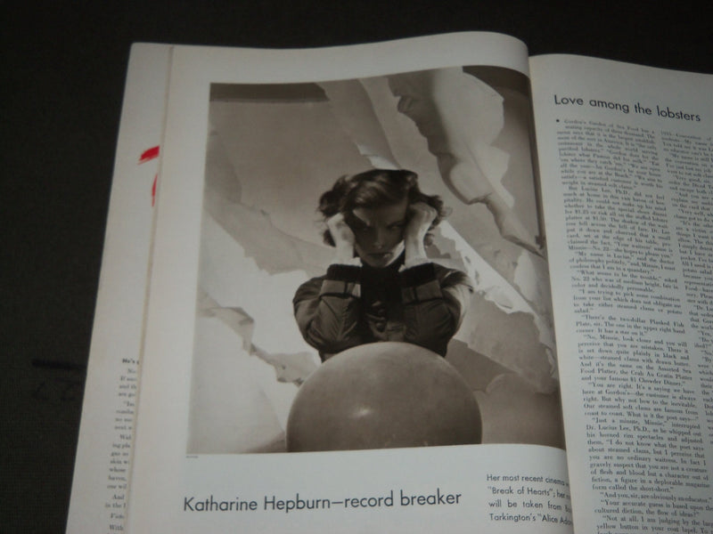 1935 JULY VANITY FAIR MAGAZINE - KATHARINE HEPBURN - ANN SOTHERN - LOUIS - F 464