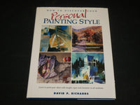 1995 DISCOVER YOUR PERSONAL PAINTING HARDCOVER BOOK BY DAVID RICHARDS - I 1991