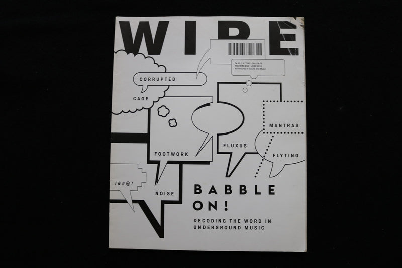 2013 JUNE WIRE MAGAZINE - BABBLE ON! COVER - E 25220