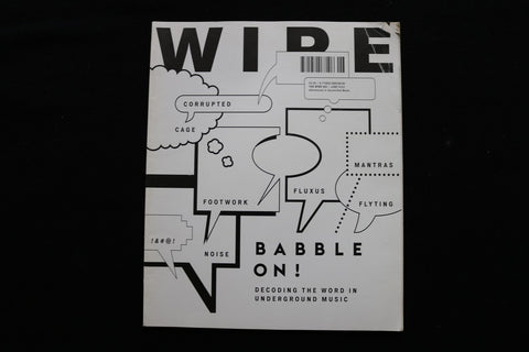 2013 JUNE WIRE MAGAZINE - BABBLE ON! COVER - E 25220