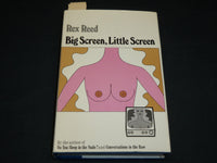 1971 BIG SCREEN LITTLE SCREEN HARDCOVER BOOK INSCRIBED BY REX REED - D 454