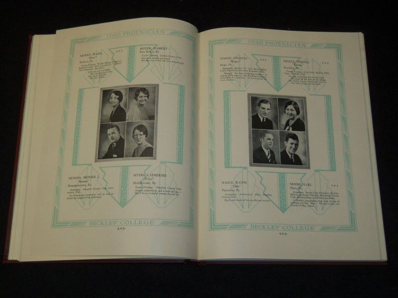 1930 THE PHOENICIAN BECKLEY COLLEGE YEARBOOK - HARRISBURG PENNSYLVANIA - YB 1878