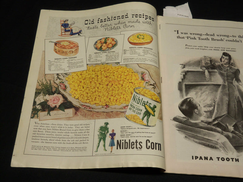 1940 JANUARY WOMAN'S HOME COMPANION MAGAZINE - BEAUTIFUL FRONT COVER - F 567G