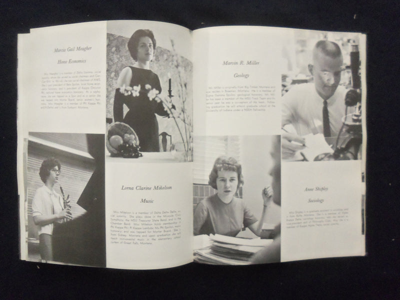 1963 THE SENTINAL MONTANA STATE UNIVERSITY YEARBOOK -MISSOULA, MONTANA - YB 3296