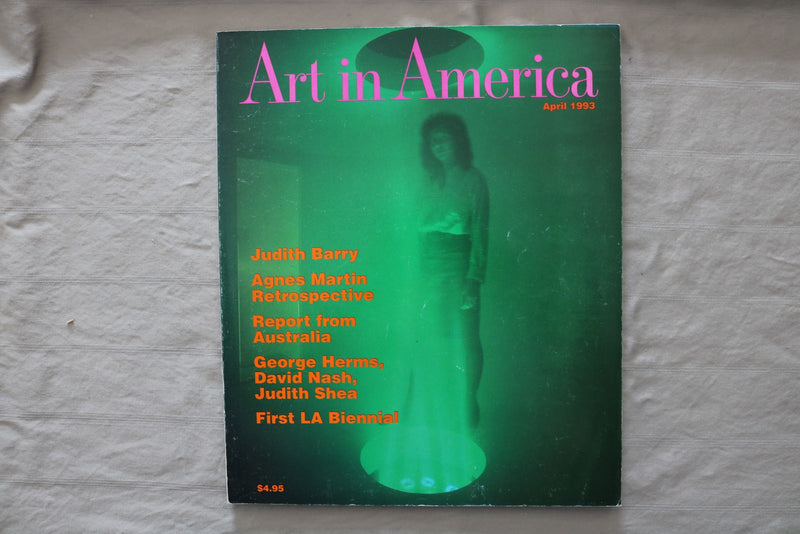 1993 APRIL ART IN AMERICA MAGAZINE - MODEL FOR STAGE AND SCREEN COVER - E 26767