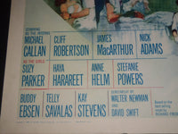 1962 THE INTERNS 1/2 SHEET MOVIE POSTER- CLIFF ROBERTSON, JAMES MACARTHUR- P 418