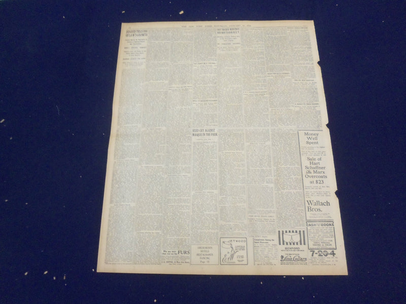 1916 JANUARY 15 NEW YORK TIMES - VAN PAPEN PAID HORN, THE DYNAMITER - NT 9060