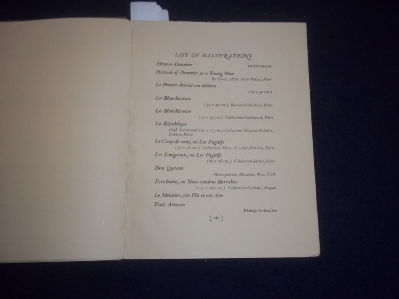 1922 HONORE DAUMIER, HIS LIFE AND WORKS HARDCOVER BOOK - KD 8151