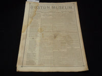 1850 DECEMBER 14 THE BOSTON MUSEUM NEWSPAPER - SNOW IMAGE - HAWTHORNE - NP 9039