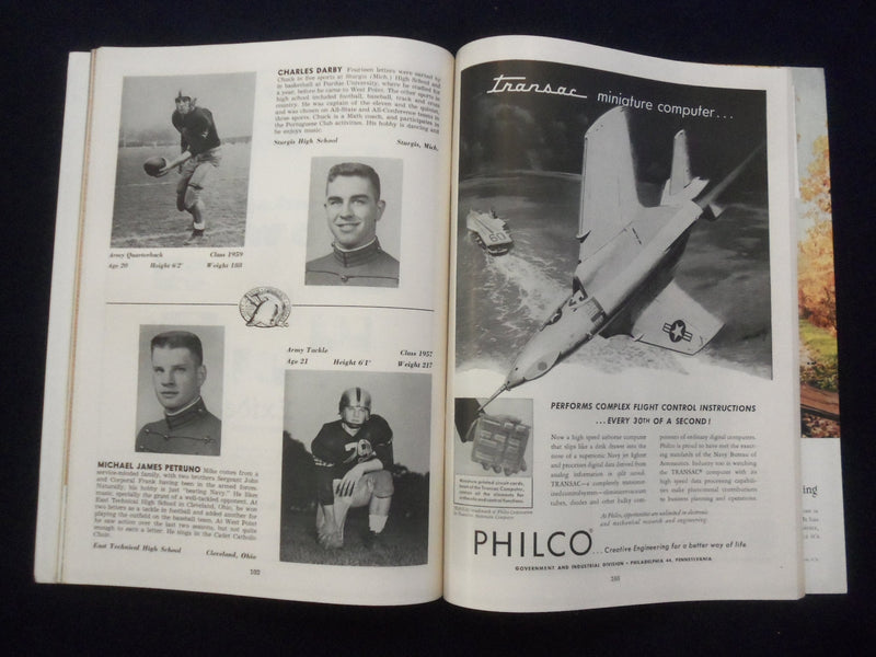 1956 DECEMBER 1 ARMY-NAVY FOOTBALL PROGRAM-MUNICIPAL STADIUM PHILADELPHIA- K 126