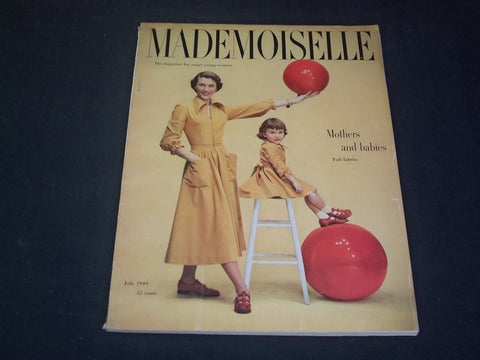 1949 JULY MADEMOISELLE MAGAZINE - MOTHERS AND BABIES - SP 6753