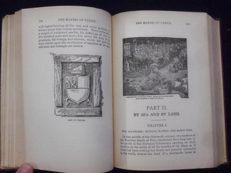 1900'S THE MAKERS OF VENICE HARDCOVER BOOK BY MRS. OLIPHANT - KD 8470