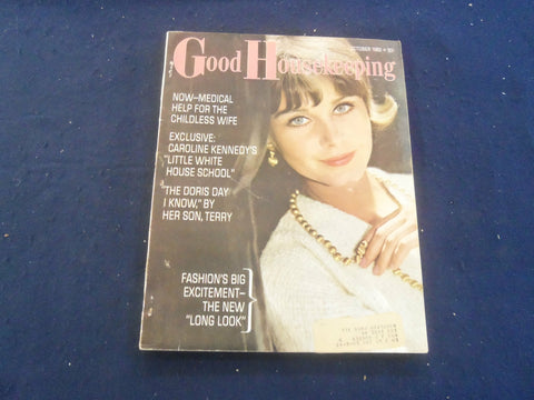 1963 OCTOBER GOOD HOUSEKEEPING MAGAZINE - NICE COVER, ARTICLES & ADS - F 252S