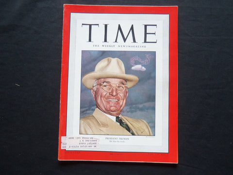1950 MAY 22 TIME MAGAZINE - PRESIDENT HARRY S. TRUMAN - T 1227