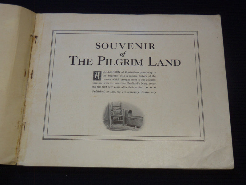 1920 SOUVENIR OF THE PILGRIM LAND BOOK - GREAT ILLUSTRATIONS - J 5325