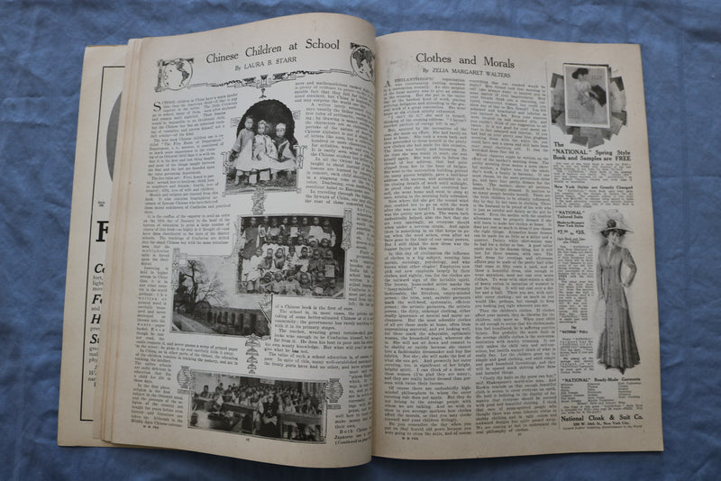 1909 FEBRUARY THE MOTHER'S MAGAZINE - GREAT ILLUSTRATIONS & STORIES - ST 1000J