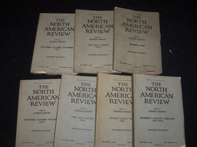1925 NORTH AMERICAN REVIEW LOT OF 7 ISSUES - GREAT STORIES/ARTICLES - WR 1018