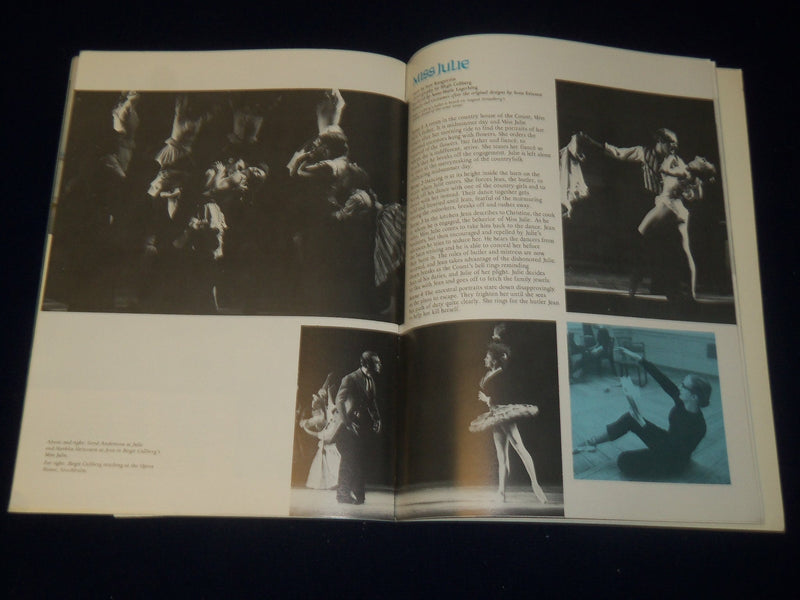 1975-1976 THE ROYAL SWEDISH BALLET PROGRAM - GREAT PHOTOS - J 5080