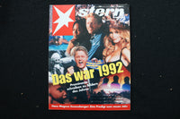 1992 DEC 30 STERN - GERMAN MAGAZINE - THAT WAS 1992 COVER - E 25793