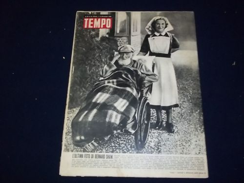 1950 NOV 11-18 TEMPO ITALIAN MAGAZINE LINDA DARNELL COVER - PHOTOS - NP 939