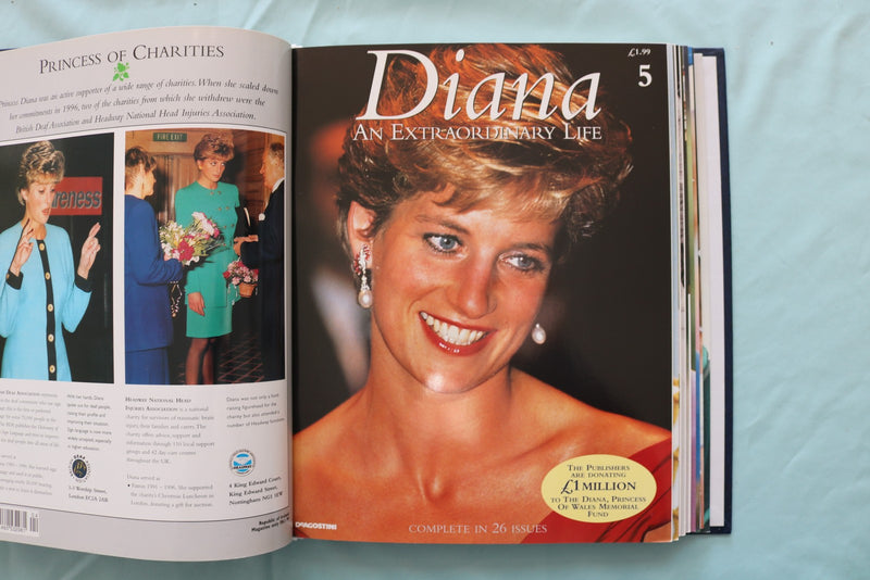 1997-1998 DIANA AN EXTRAORDINARY LIFE MAGAZINE ALBUM - ISSUE #S 1-13 - KD 9624