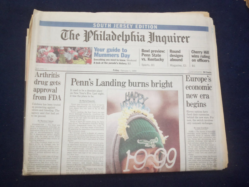 1999 JANUARY 1 PHILADELPHIA INQUIRER - CELEBREX GET APPROVAL FROM FDA - NP 7184