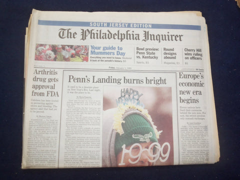 1999 JANUARY 1 PHILADELPHIA INQUIRER - CELEBREX GET APPROVAL FROM FDA - NP 7184
