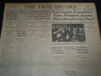 1931 OCTOBER 31 TROY MORNING RECORD - JUSTICE HOLMES ILLNESS REVIVES - NT 7491