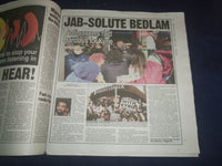 2021 OCTOBER 25 NEW YORK POST NEWSPAPER - MOB PROTESTS KYRIE IRVING BACCINE BAN