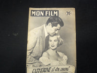 1954 AUGUST 11 MON FILM FRENCH MAGAZINE - VIRGINIA MAYO STEVE COCHRAN - E 26140