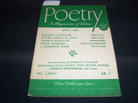1946 APRIL POETRY A MAGAZINE OF VERSE - MODERN POETRY ASSOCIATION - J 8929