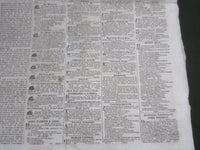 1819 & 1824 BOSTON PATRIOT NEWSPAPER LOT OF 2 - BALLARD & WRIGHT - NP 2740