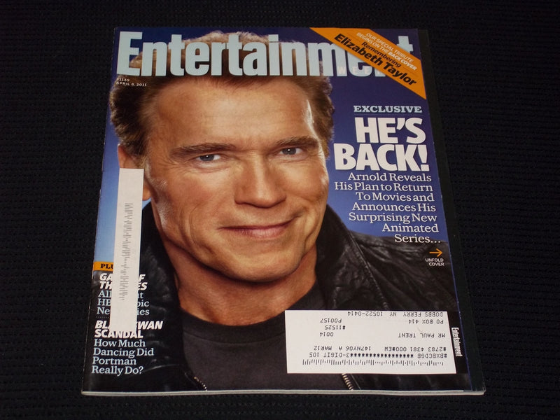 2011 APRIL 8 ENTERTAINMENT WEEKLY MAGAZINE - ARNOLD SCHWARZENEGGER - E 12343
