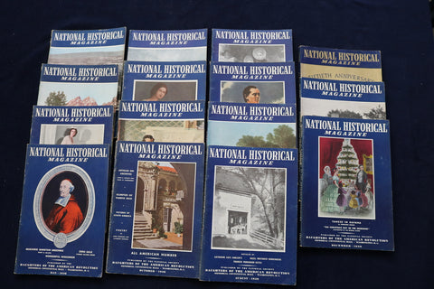 1938-40 DAUGHTERS OF AMERICAN REVOLUTION HISTORICAL MAGAZINE - LOT OF 15- O 3612