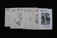 1940'S OPERA HOUSE PROGRAMME - LOT OF 8 - CHELTENHAM - K 2812