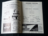 1960'S SHOWCARD BROADWAY PROGRAMS LOT OF 5 - STERNHAGEN - DOM DELUISE - J 3888