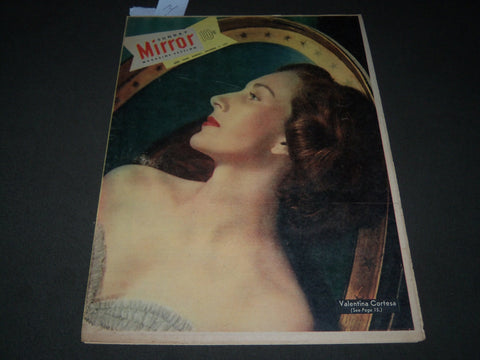 1951 OCTOBER 7 SUNDAY MIRROR MAGAZINE SECTION - VALENTINA CORTESA - J 3022